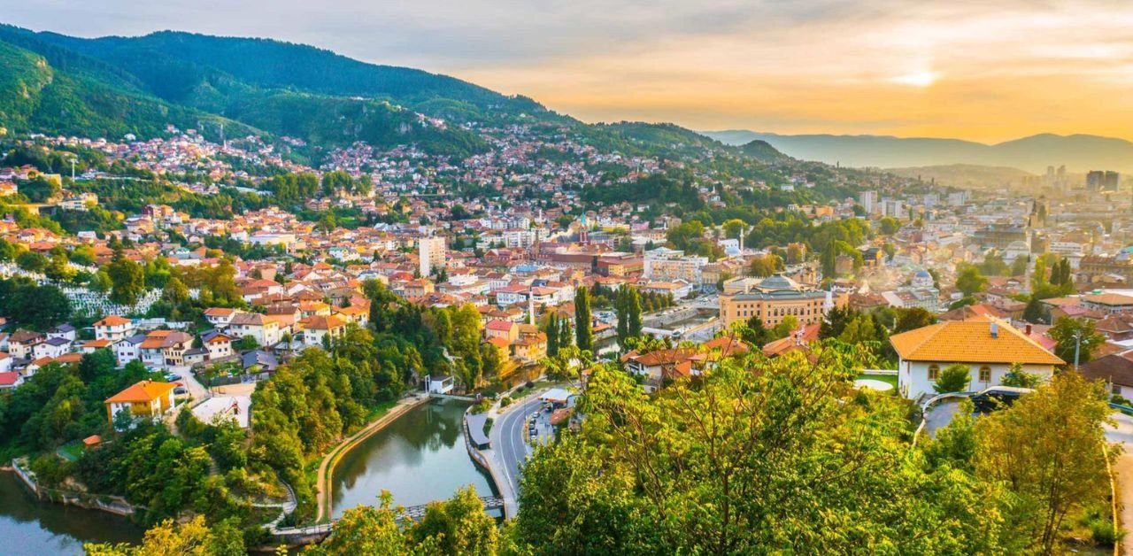 Austrian Airlines Sarajevo office in Bosnia